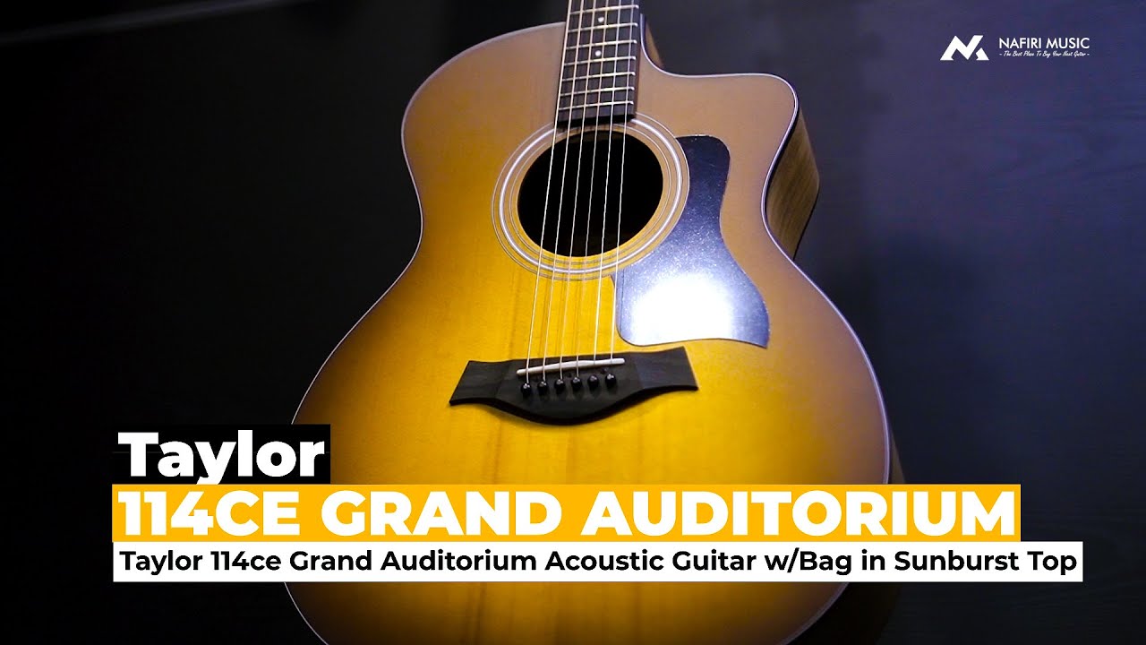 Taylor 114ce-sb サンバースト　エレアコ　ギグバック付 Taylor 114ce-SB Sunburst Special Edition Acoustic Electric Guitar