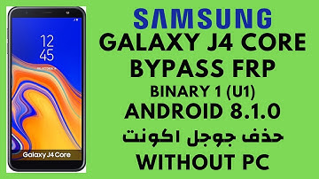 SM-J410F FRP BYPASS 8.1.0 | حذف جوجل اكونت SAMSUNG GALAXY J4 CORE GOOGLE ACCOUNT RESET_ 100%