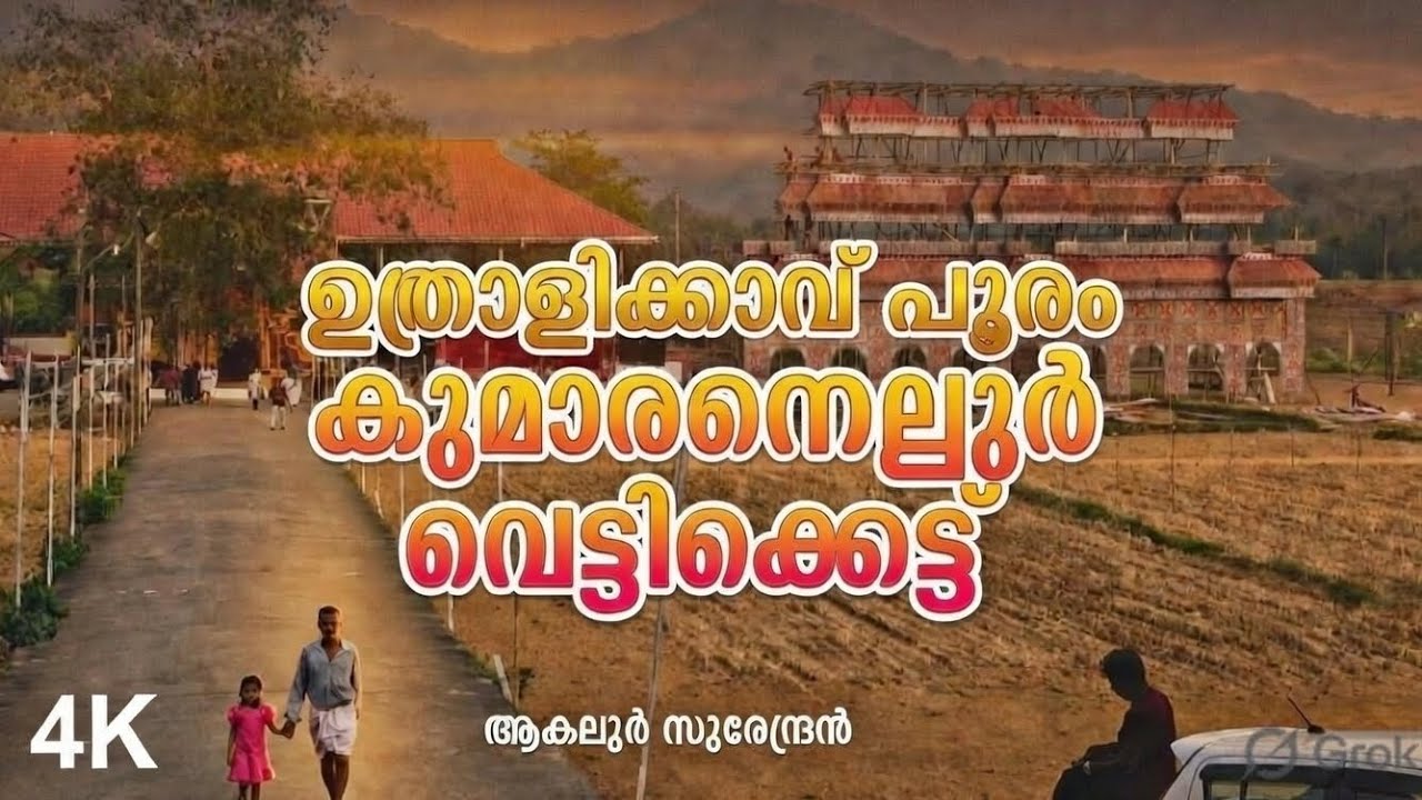 ഉത്രാളിക്കാവ് പൂരം കുമാരനെല്ലൂർ ദേശം വെടിക്കെട്ട് 4K 2026 , അകലൂർ സുരേന്ദ്രൻ