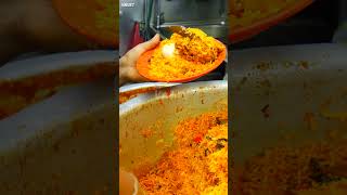 🍚🥘 One Pot Briyani for 100 Servings! Chicken Briyani Rice #streetfood #briyanilover #chickenbriyani