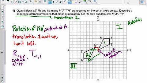 Sequence of Rigid Motions Examples
