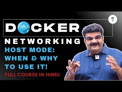 Episode 23/135 Docker Full Course In Hindi || Docker Networking Explained - Host Mode