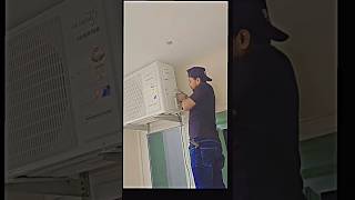 Ac Installation #acinstallation #mitsubishielectric #voltasac #viral#daikin #airconditioningrepair