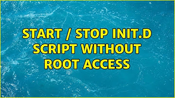 Ubuntu: Start / stop init.d script without root access (2 Solutions!!)