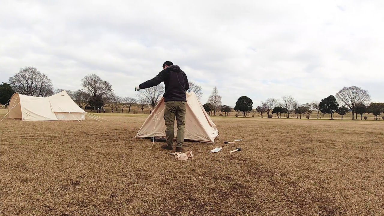 簡単で 高品質 そして暖かさを 機能性抜群手軽でおしゃれなポリコットンテント マクアケ アタラシイものや体験の応援購入サービス