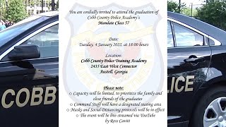 Cobb Police Academy's Mandate Class 57 Graduation