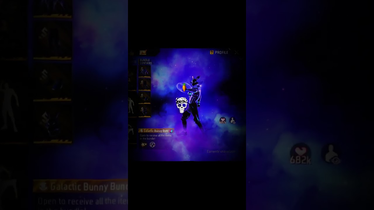 Free Fire New "🌌GALACTIC BUNNY🌌" Bundle 🧿🐰🧿 