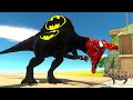 BatSpiderman Spinosaurus DEATH CLIMB ► Animal Revolt Battle Simulator