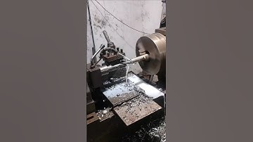 lathe machine drill parting & tapping thread #engeenering #lathe #lathemachine #threading  #tapping