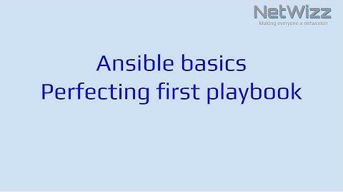 Ansible basics. Perfecting first playbook.
