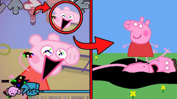 References in FNF Pibby | VS Pibbified Peppa Pig | Come and Learn with Pibby!