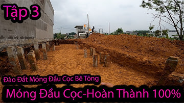 Máy Xúc Đào Đất Móng Đầu Cọc (MÓNG NHÀ) T3.Giới Thiệu Mb Móng Đã Song . Komatsu Pc50-2