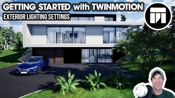 Getting Started RENDERING IN TWINMOTION (EP 7) - Exterior Lighting Complete Tutorial