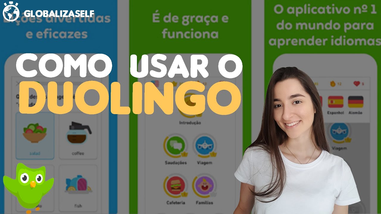 COMO USAR O DUOLINGO! - YouTube