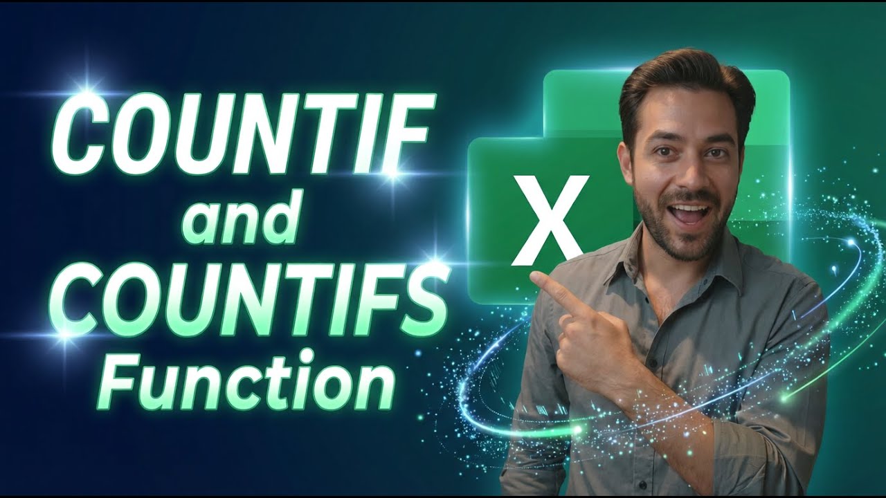 Easy to use COUNTIF and COUNTIFS Function | Microsoft Excel 2026 - YouTube