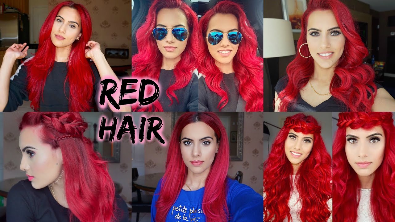 HOW TO: dye dark hair bright red | WITHOUT bleach - thptnganamst.edu.vn