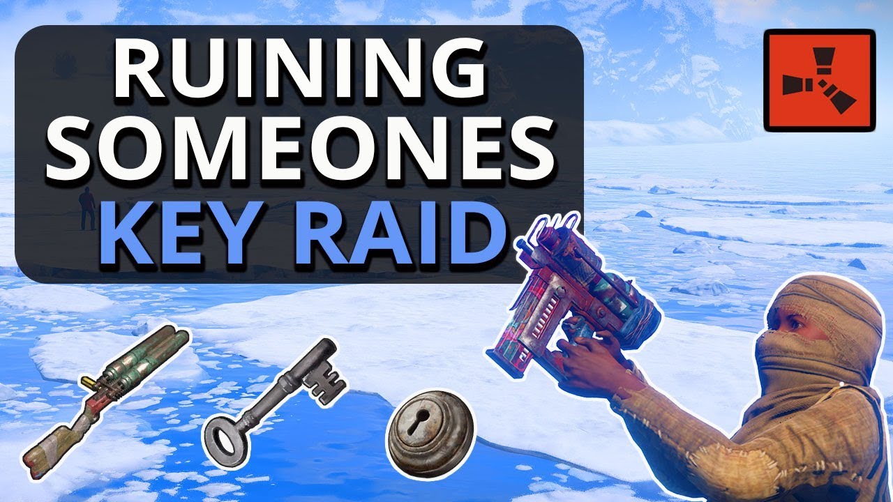 STEALING Someone's KEY RAID!! Rust Solo Survival Gameplay - YouTube