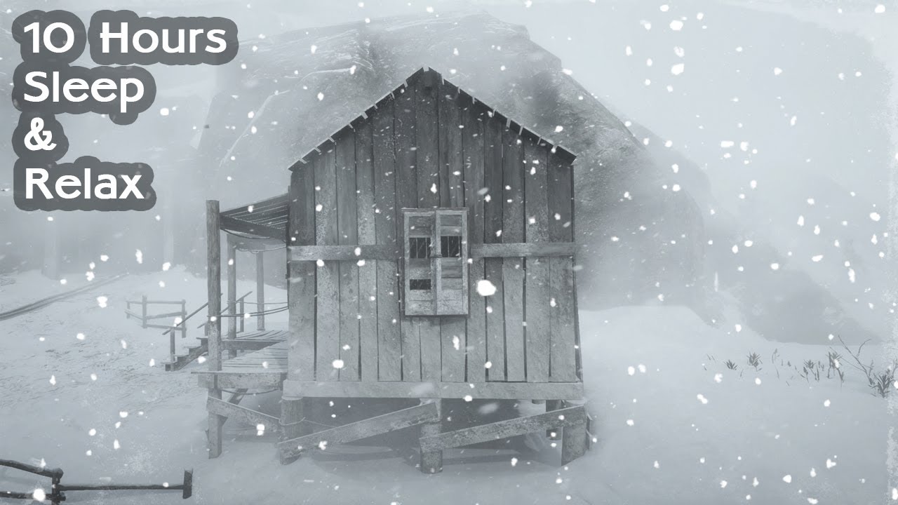 HEAVY BLIZZARD & Howling Wind Sounds for Sleeping. Snowstorm Ambience ...