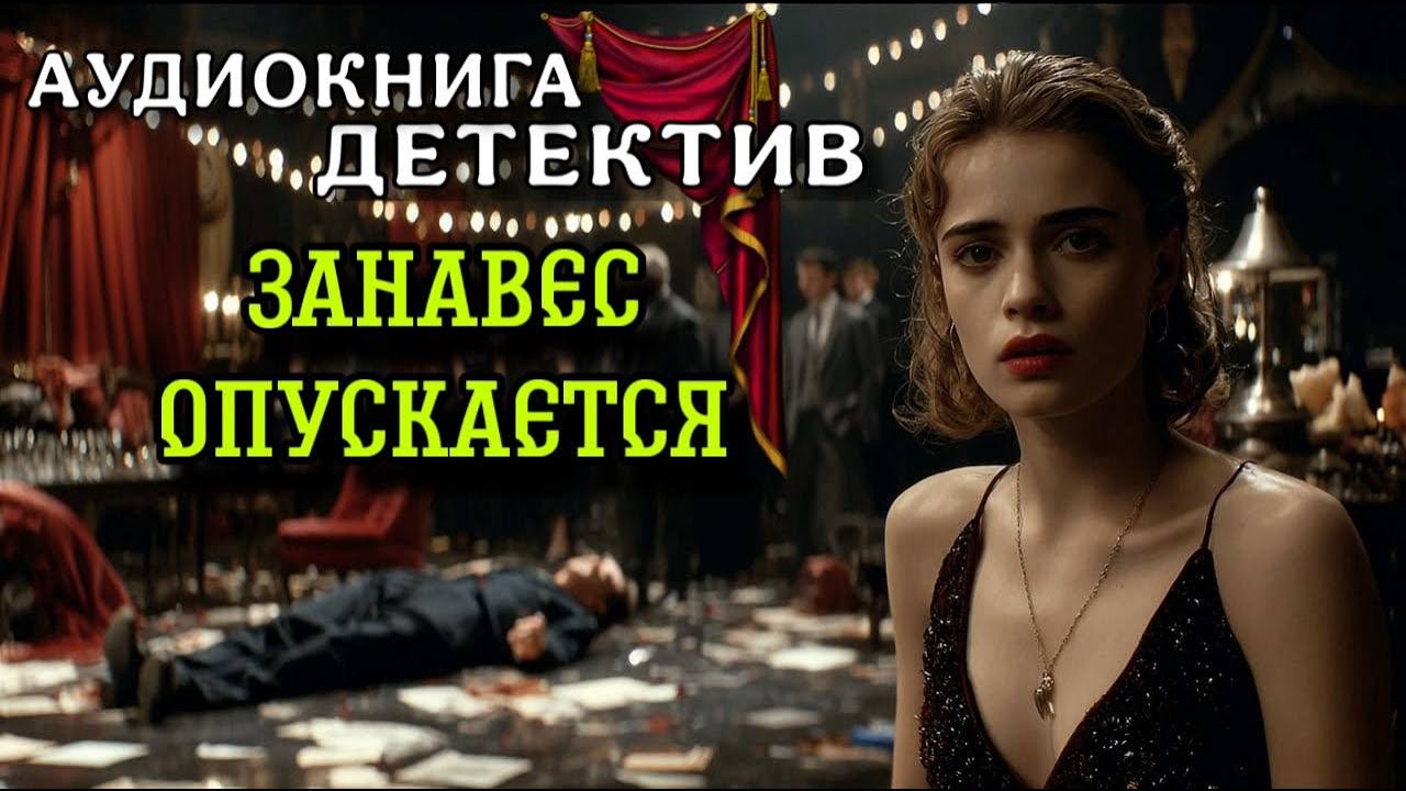 ПОЛНАЯ АУДИОКНИГА ДЕТЕКТИВ : ЗАНАВЕС ОПУСКАЕТСЯ