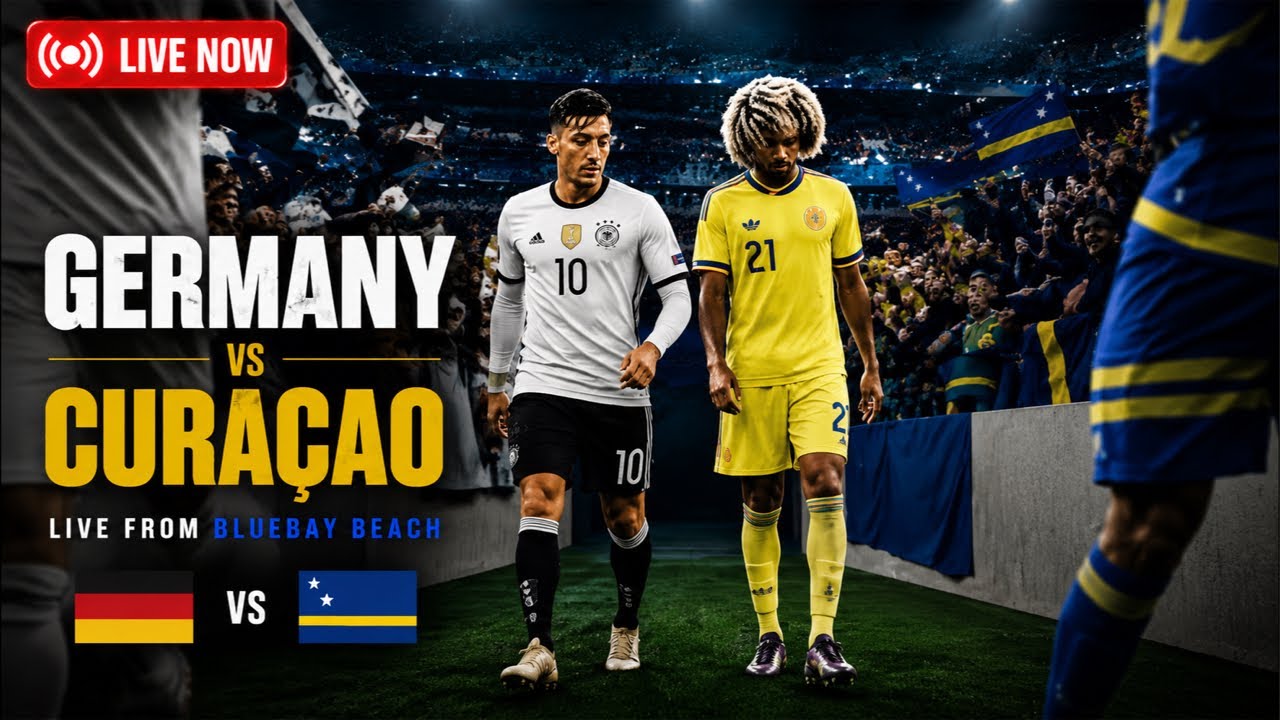 🔴 LIVE: Germany 🇩🇪 vs Curaçao 🇨🇼 | Watch Party from Blue Bay Beach 🌴