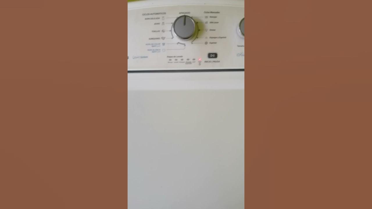como desbloquear tapa de lavadora whirlpool YouTube
