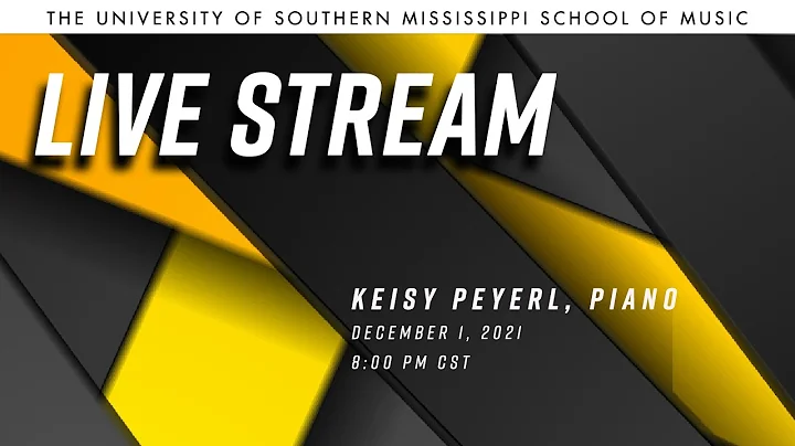 School of Music presents Doctoral Lecture Recital - Keisy Peyerl, piano