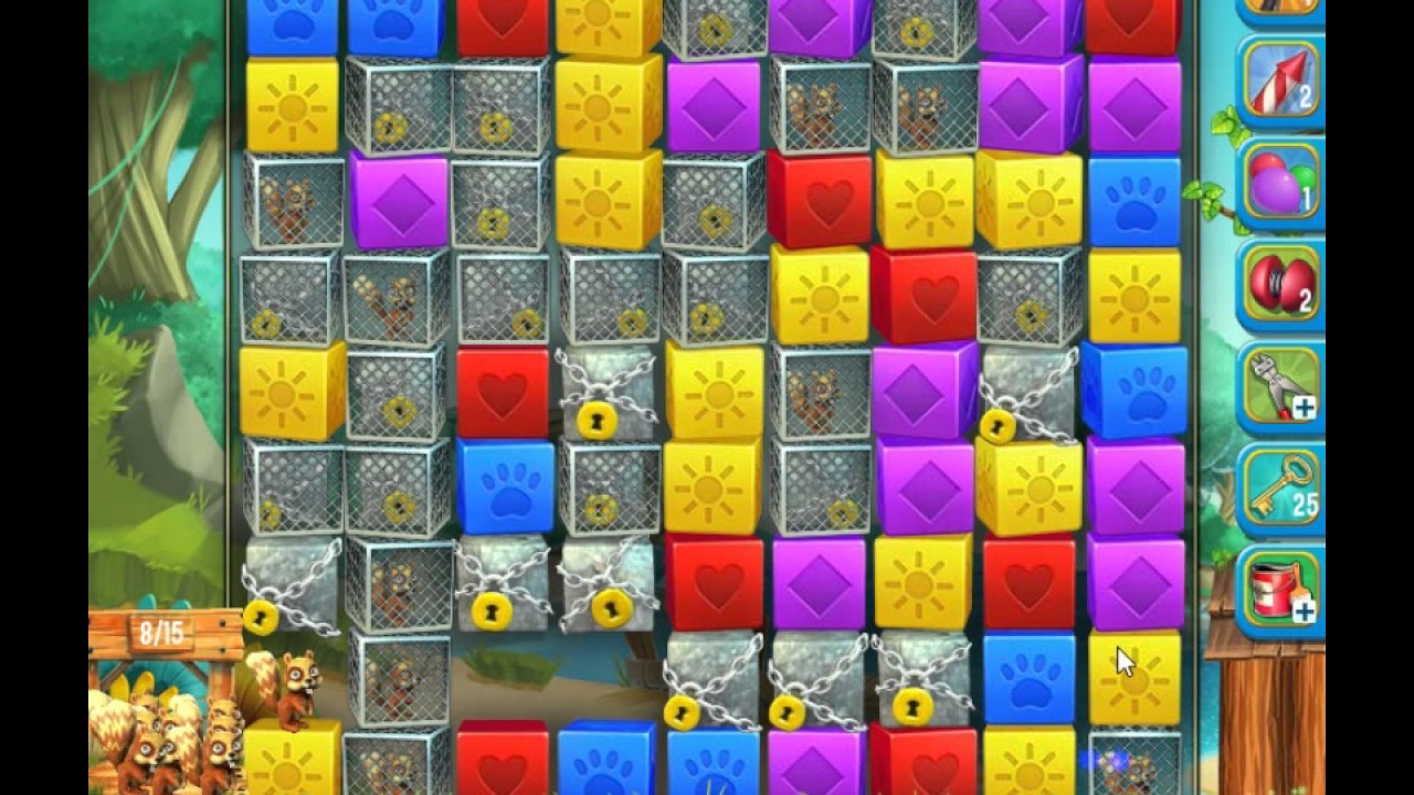 Pet Rescue Saga, Pet Island, 6th March 2017, level 8 😈 ►TOBIAS DEAMON◄