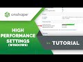 High Performance Settings in Onshape (Windows)