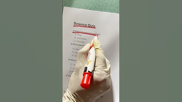 Science Quiz - How many did you get right?