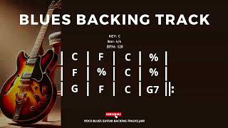 Blues Backing Track in C 120 BPM
