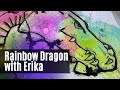 Rainbow dragon collab with artist till death