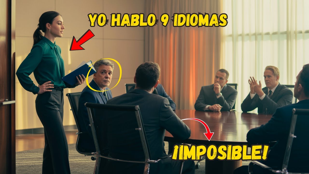 EL CEO SE DESESPERA SIN TRADUCTOR EN LA REUNIÓN… HASTA QUE LA SECRETARIA ENTRA Y SORPRENDE A TODOS