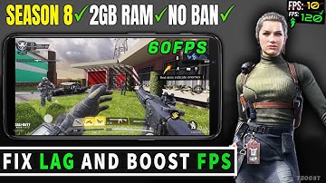COD Mobile  Season 8 Lag Fix & FPS BOOST  - GFX Tool & Config File for Any Device No FPS Drops