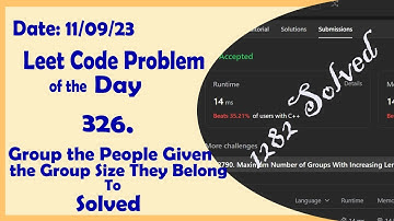 1282 || Group the People Given the Group Size They Belong To || C++ || Leetcode Daily Challenge