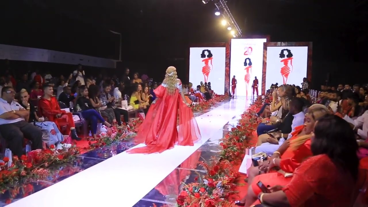 Miss Tanzania 2022 at Lady In Red fashion show