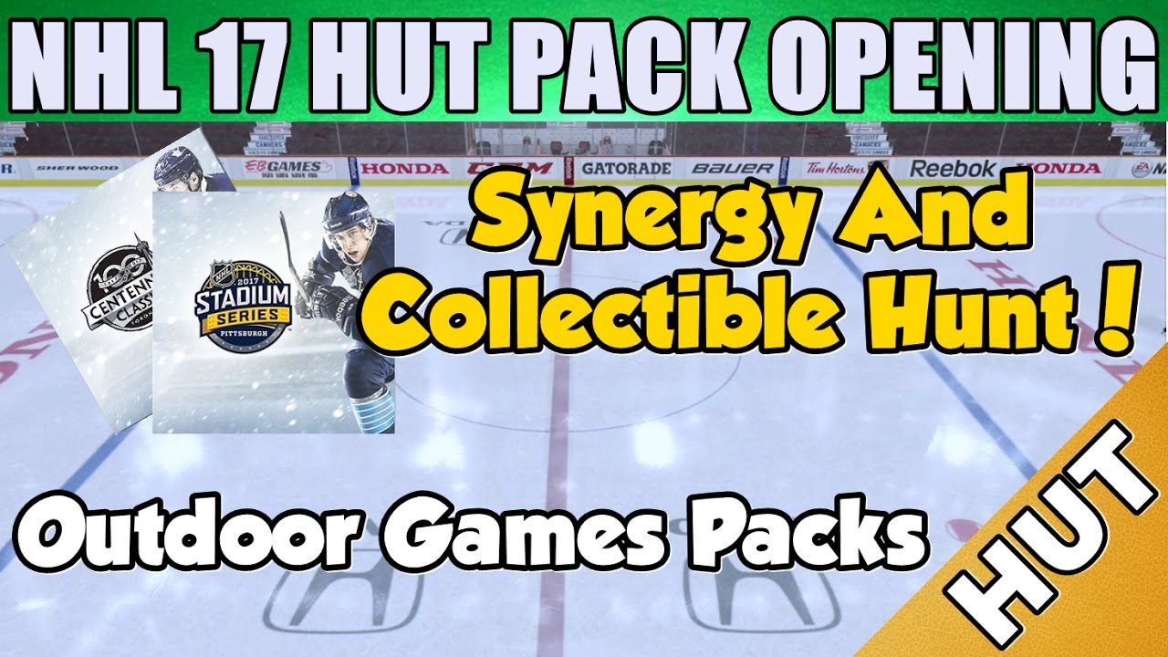 Synergy Hunt! NHL 17 HUT Hockey Ultimate Team Outdoor Games Packs
