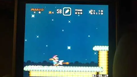 SMW SNES Star World 4 Normal Exit