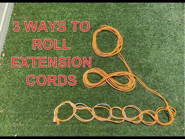 How to Roll Up an Extension Cord: 4 Tangle-Free Methods - Bob Vila