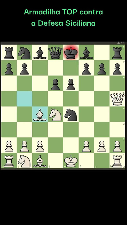 TRAP TOP IN KING'S GAMBIT Armadilha TOP no Gambito do Rei #chess