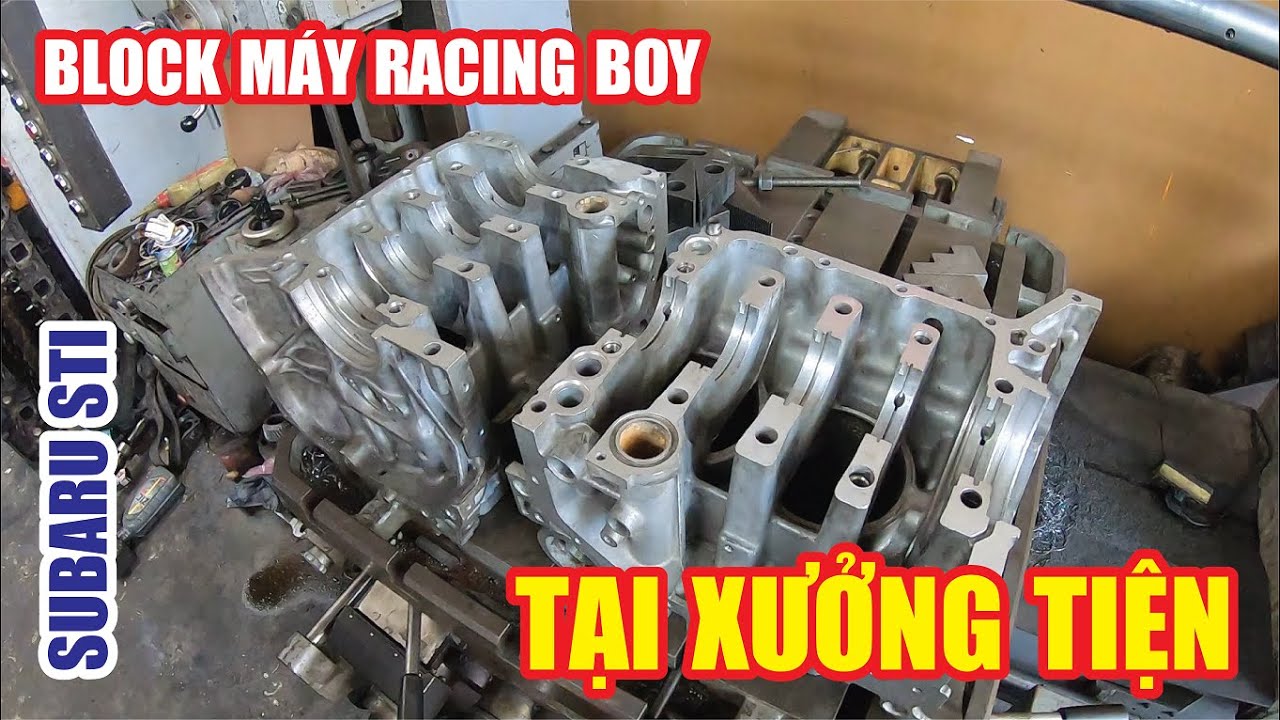 Tình hình block máy dự án Racing Boy ở xưởng tiện... - youtube