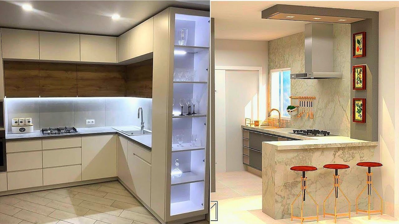 100 Modular Kitchen Design Ideas 2024 Open Kitchen Cabinet Colors Modern Home Interior Design Ideas