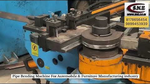 latest NC Pipe Bending Machine | For MS, SS & Aluminum Pipes 💪#automobile #furnitureindustry #pipe..