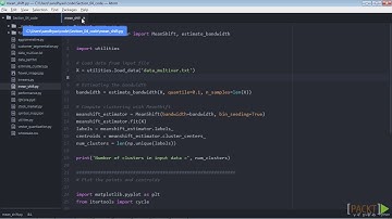 192   Building a Mean Shift Clustering