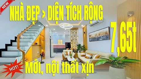 BÁN NHÀ ĐẸP Q.Gò Vấp, Ngay khu biêt thự đường Dương Quảng Hàm, Phường 6 | Nhà chính chủ gò vấp