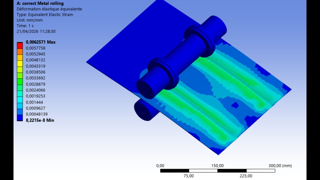 ANSYS Mechanical: Non-Linear Metal Rolling Simulation Tutorial - YouTube