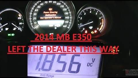 2014 MERCEDES NO POWER STEERING & NO DRIVE/REVERSE