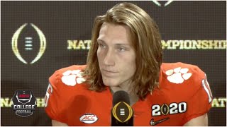 Trevor Lawrence disappointed after Clemson's CFP loss to LSU | College Football on ESPN