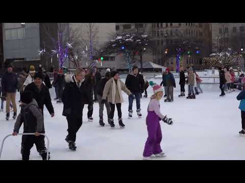 Rosa Parks Circle Ice Skating December 28 2022