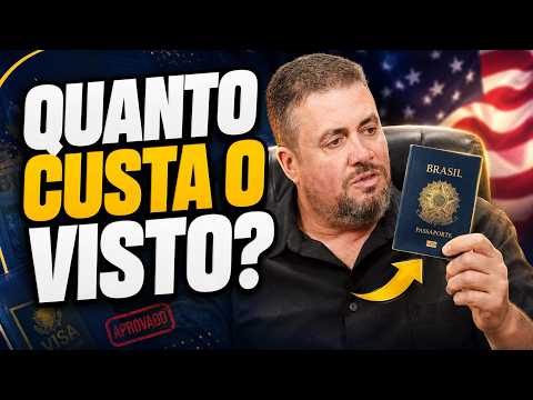 QUANTO CUSTA para TIRAR um VISTO AMERICANO? O VALOR ATUALIZADO de 2026