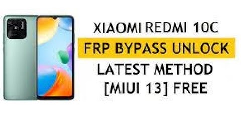 Redmi 10c Frp Bypass Miui 13 Without Pc|| All Xiaomi 2023 Unlock Google Account 100% Solutions